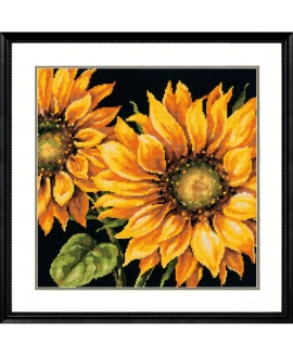 Dimensions Dramatic Sunflower Needlepoint Kit